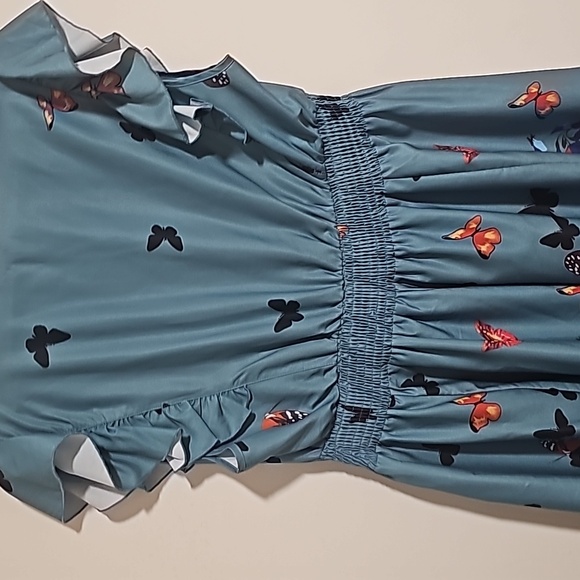 Bloomchic Plus Size Butterfly Midi Dress - Picture 8 of 8